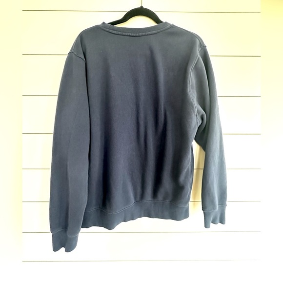 Men’s Navy Nike Club Fleece CREWNECK Size Large - Picture 3 of 6